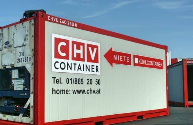 CHV Mietcontainer Kuehlcontainer 20ft