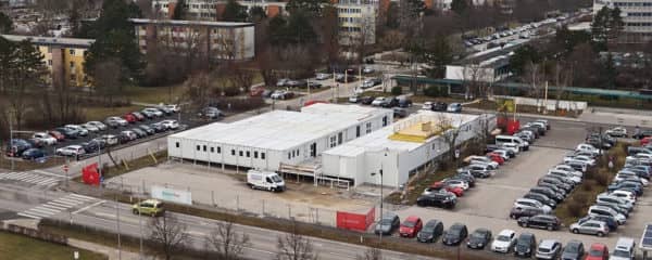 Containeranlage Einkaufszentrum Wien Südstadt
