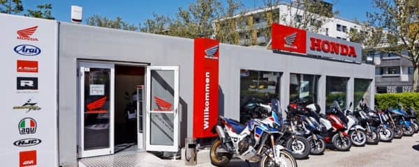 Modular Motorcycle Showroom