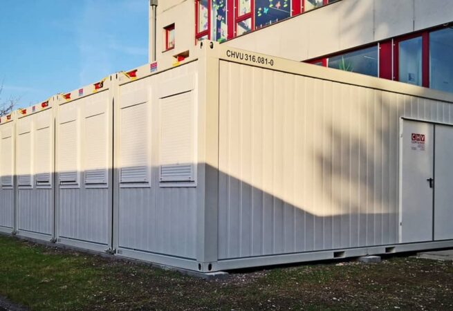 CHV Gemeinde Mannersdorf Containeranlage Schule