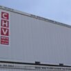 CHV Gebrauchtmarkt 20ft Bürocontainer neuwertig mit stirnseitig ausgeführten Fenstern