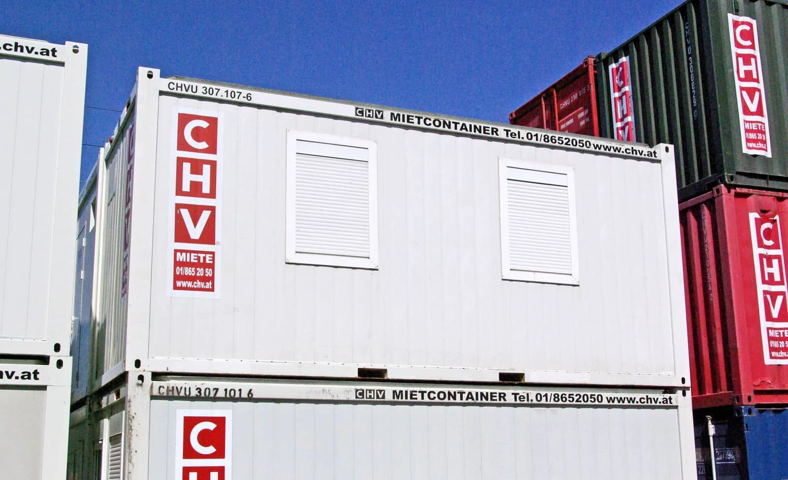 CHV Gebrauchtmarkt 20ft Bürocontainer Fenster seitlich gebraucht
