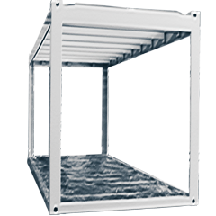 Office container steel frame