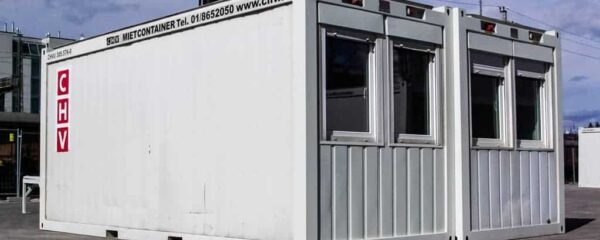 20ft Bürocontainer Doppelanlage gebraucht