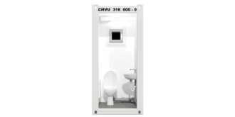 CHV-060WC 5 fuß WC Container 1,5m mobile Toiletten Innen
