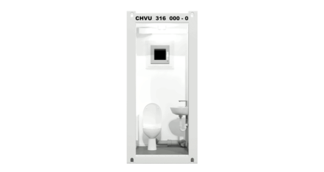 CHV-060WC 5 fuß WC Container 1,5m mobile Toiletten Innen