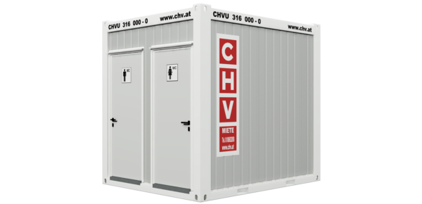 CHV 150WCDH 10 fuß WC Container 3m Damen und Herren