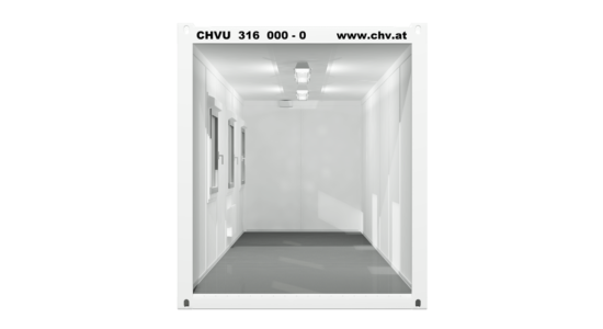 CHV-300.73 24 fuß Bürocontainer 7,3m Querschnitt