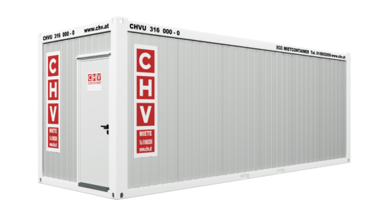 CHV-300.73 24 fuß Bürocontainer 7,3m Türfront