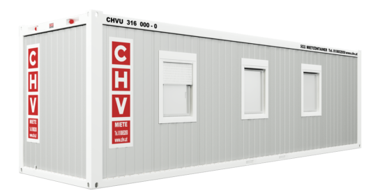 CHV-300.90 30 fuß Bürocontainer Fensterseite