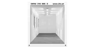 CHV-300.90 30 fuß Bürocontainer Querschnit seitlich