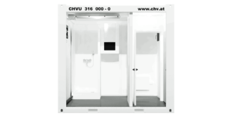CHV-150DU 10 fuß Duschcontainer - innen