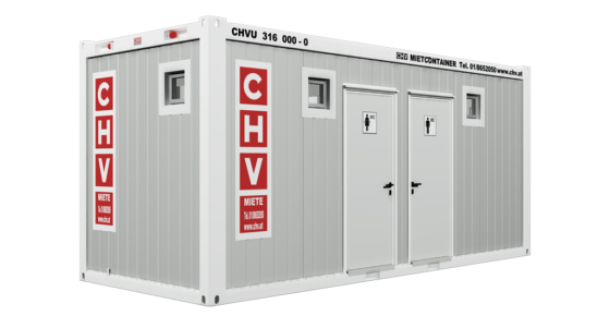 CHV-300WCDH-WC-Container-Damen-Herren-20-fuss-front