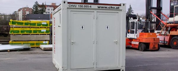 3m WC-Container Damen/ Herren Gebraucht