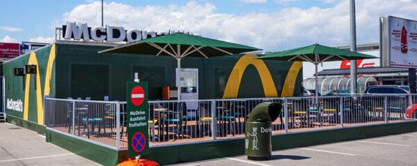 Erstes McDonald’s Pop-Up-Restaurant errichtet