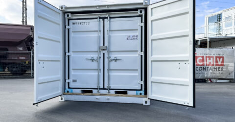 Zustand: NEU • 10 Fuß Lagercontainer aus Stahl mit Diebstahlsicherheitskasten • Farbe: Reinweiss • € 3.150,-