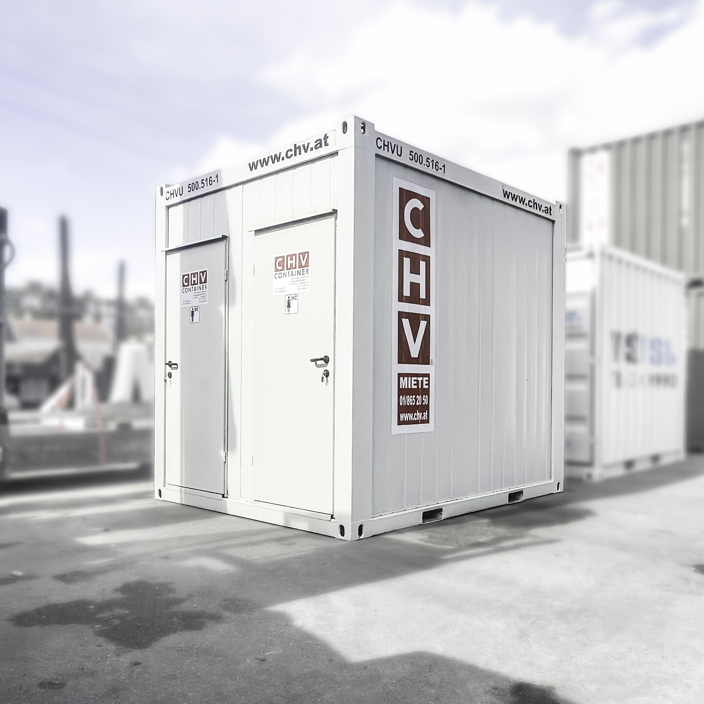 10 Fuß WC-Container mieten