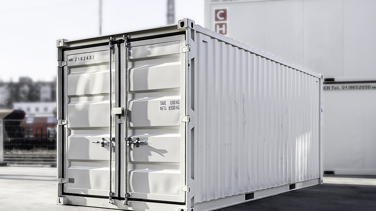 Rent a 20-foot storage container