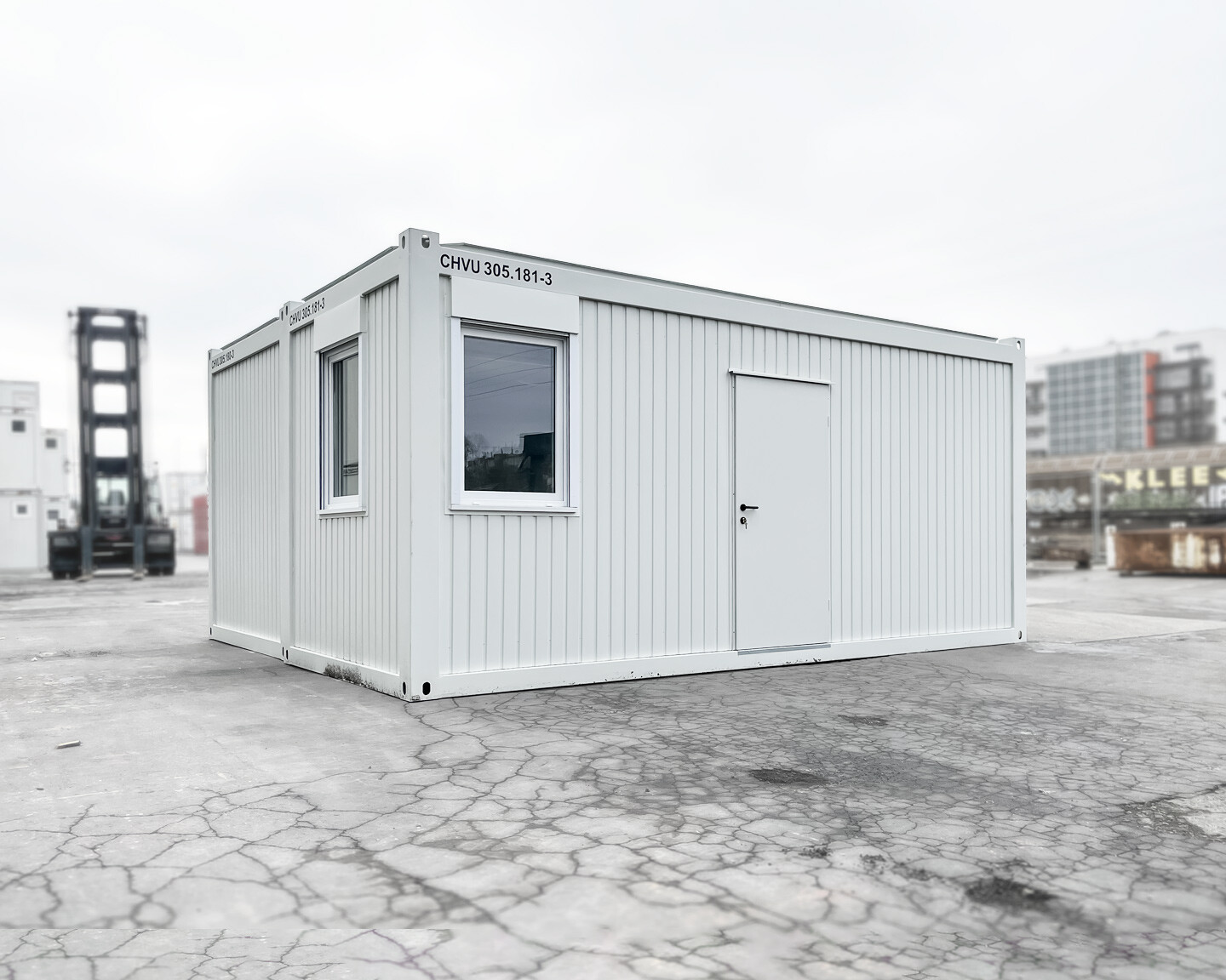 CHV-300D Container Doppelanlage Bürocontainer Doppel-Containeranlage 3er- Anlage mieten oder kaufen