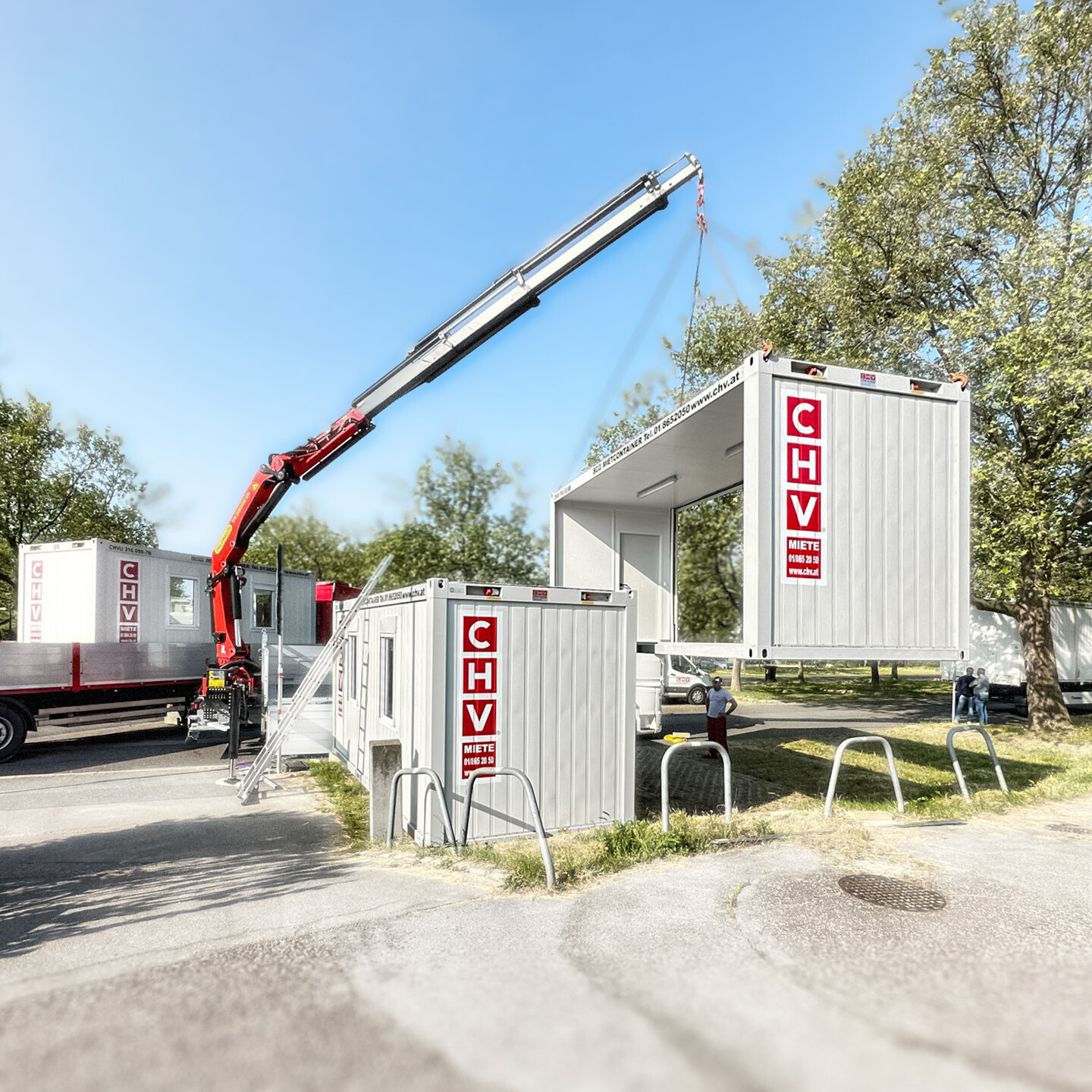 Eventcontainer Containeranlagen Veranstaltung Donauinselfest CHV