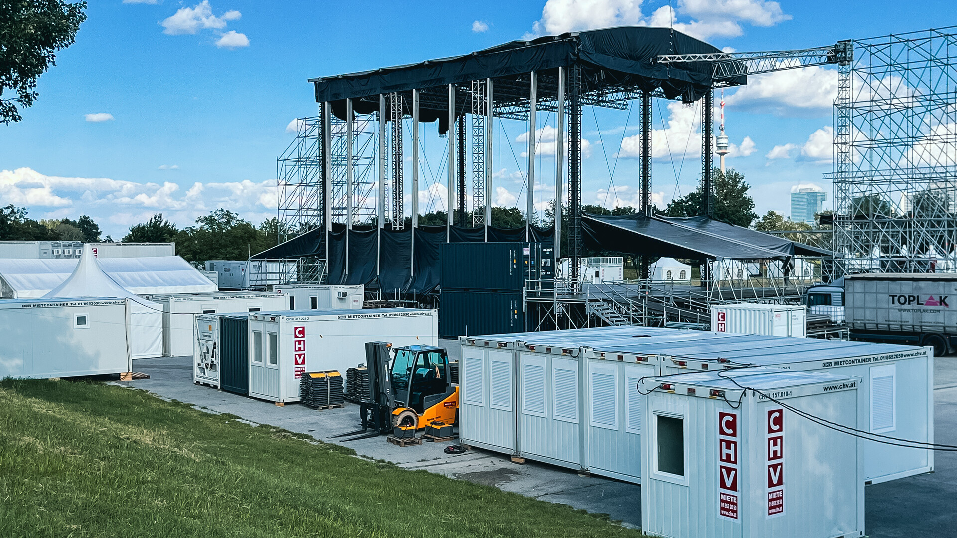 Eventcontainer Containeranlagen Veranstaltung Container CHV