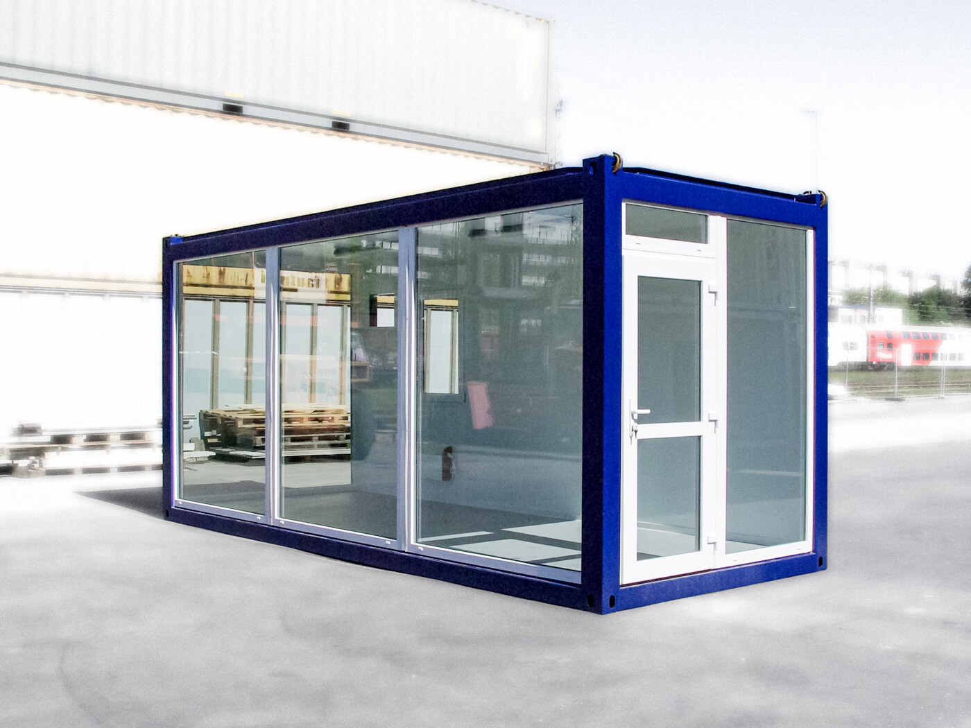 CHV Bürocontainer Raumlösungen Containerschauraum neu oder gebraucht kaufen oder mieten