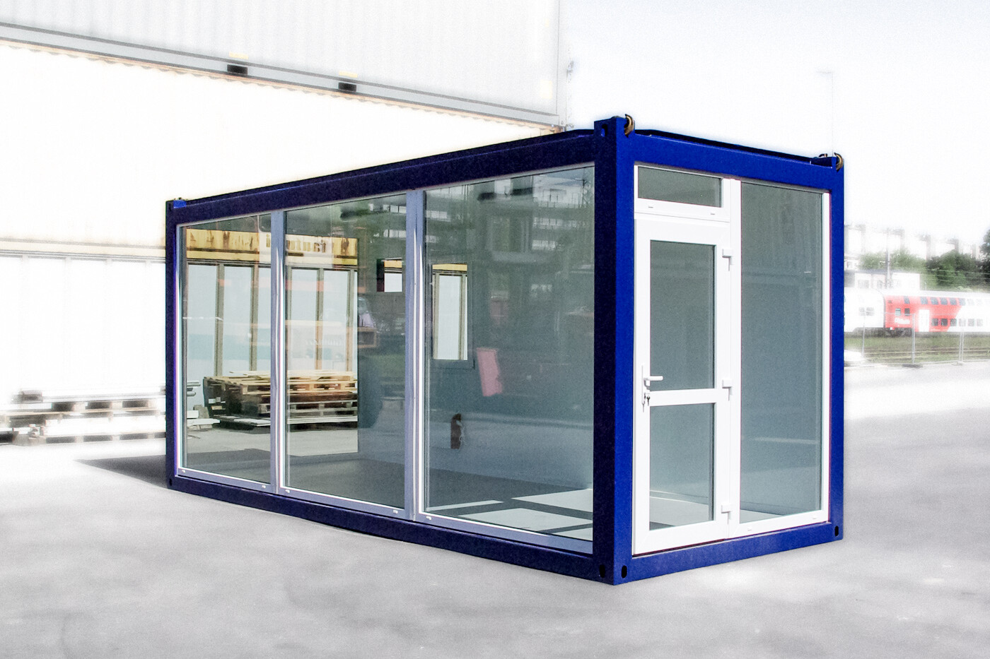 CHV Bürocontainer Raumlösungen Containerschauraum neu oder gebraucht kaufen oder mieten