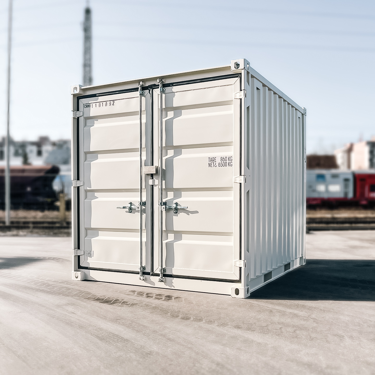 10 Fuß Werkstatt-Container mieten 3 Meter