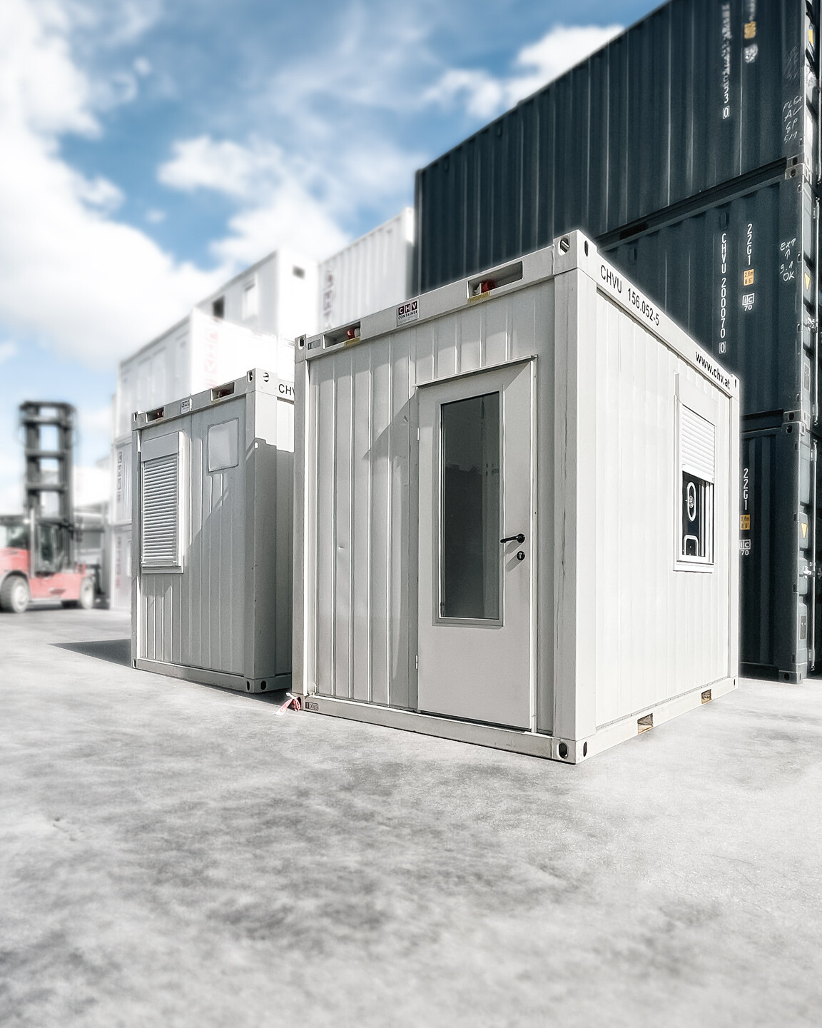 CHV-Container | Buy 10-ft office container till container new or used rent depot-Vienna, Austria-EU