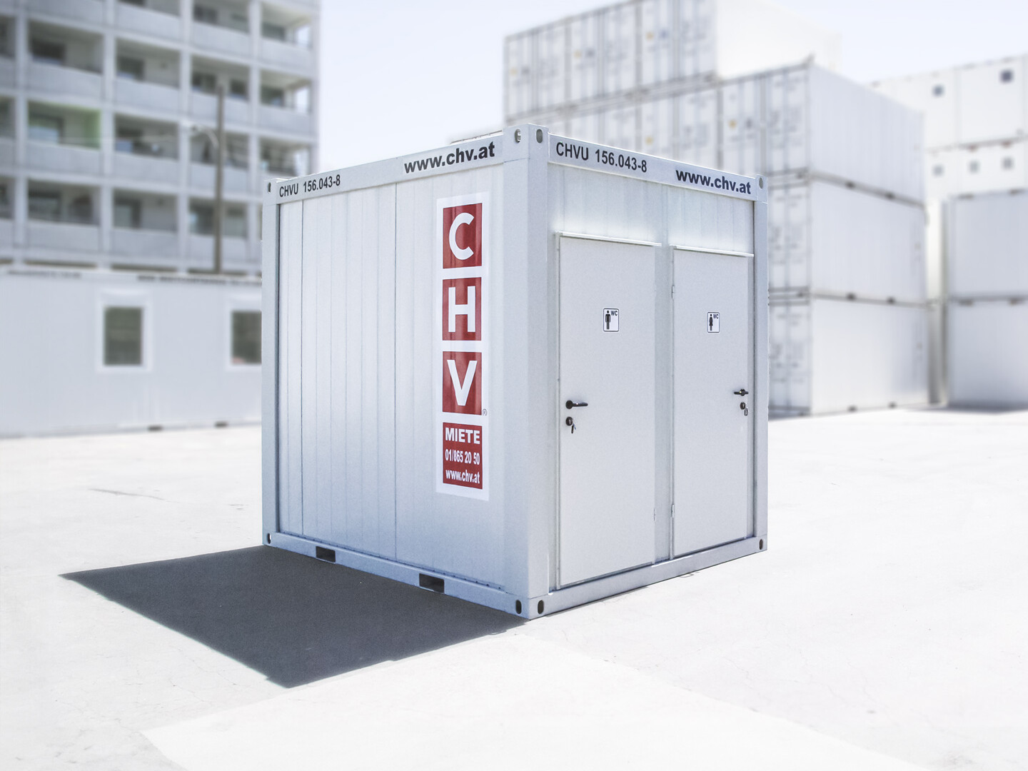 10 Fuß WC Container mieten oder kaufen