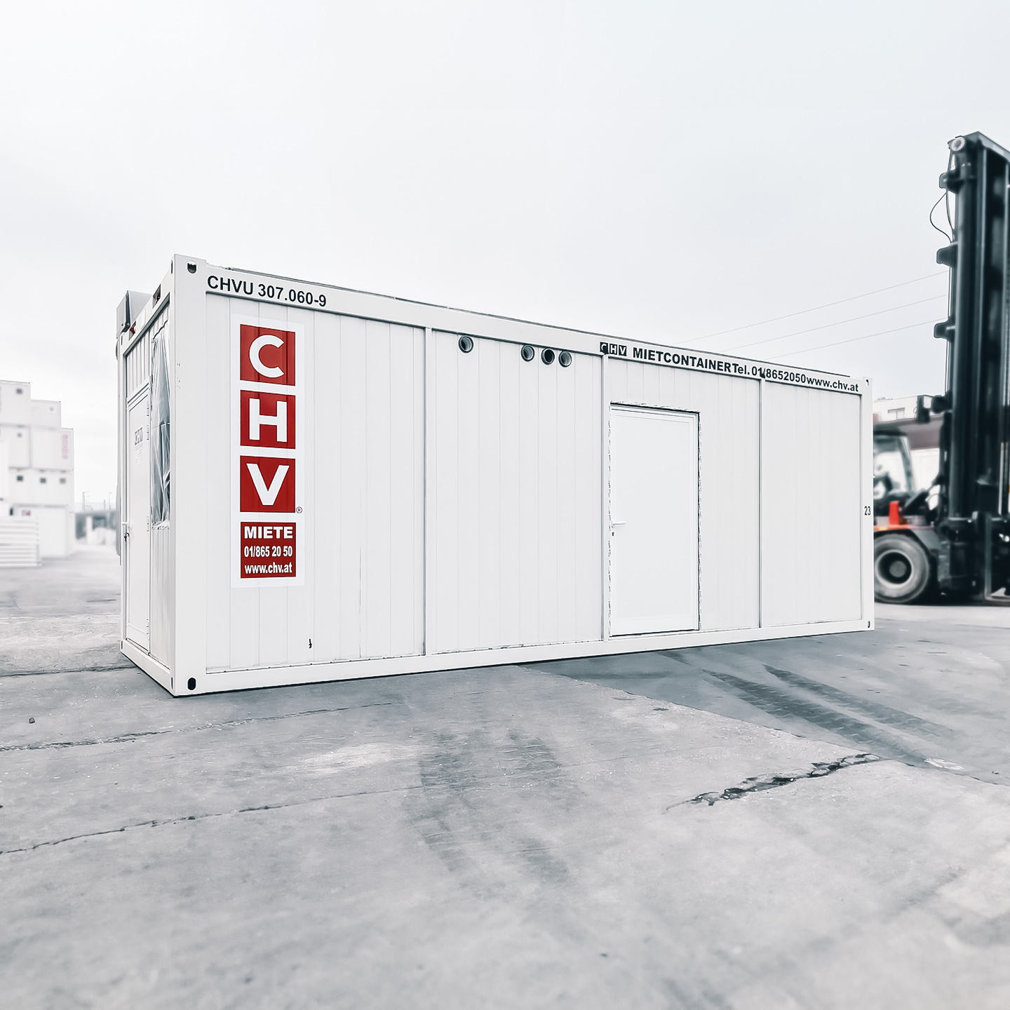 CHV Container 24 Fuß Bürocontainer mieten kaufen Gangcontainer Österreich