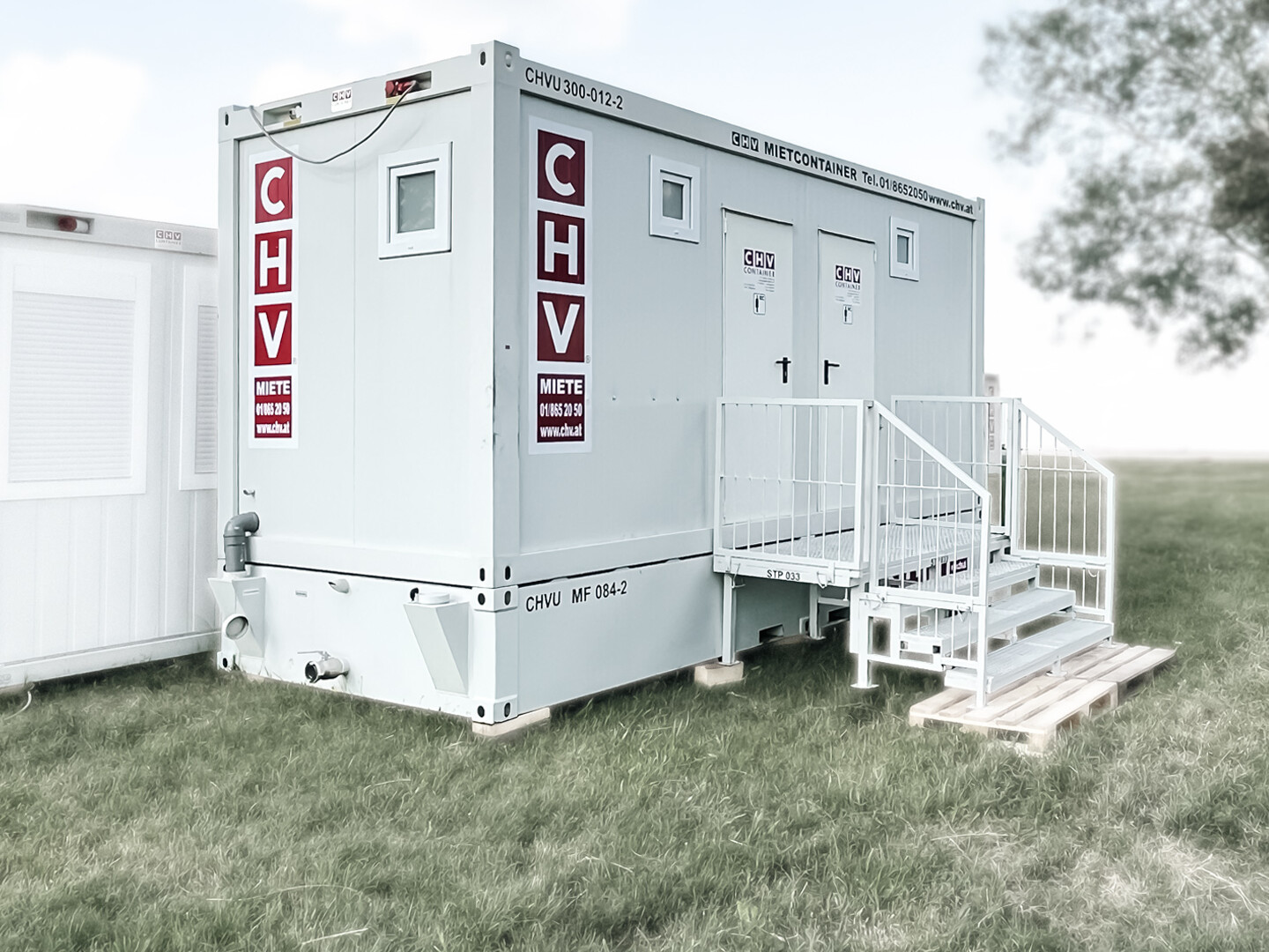 WC Container mit Tank mieten oder kaufen 20 Fuß