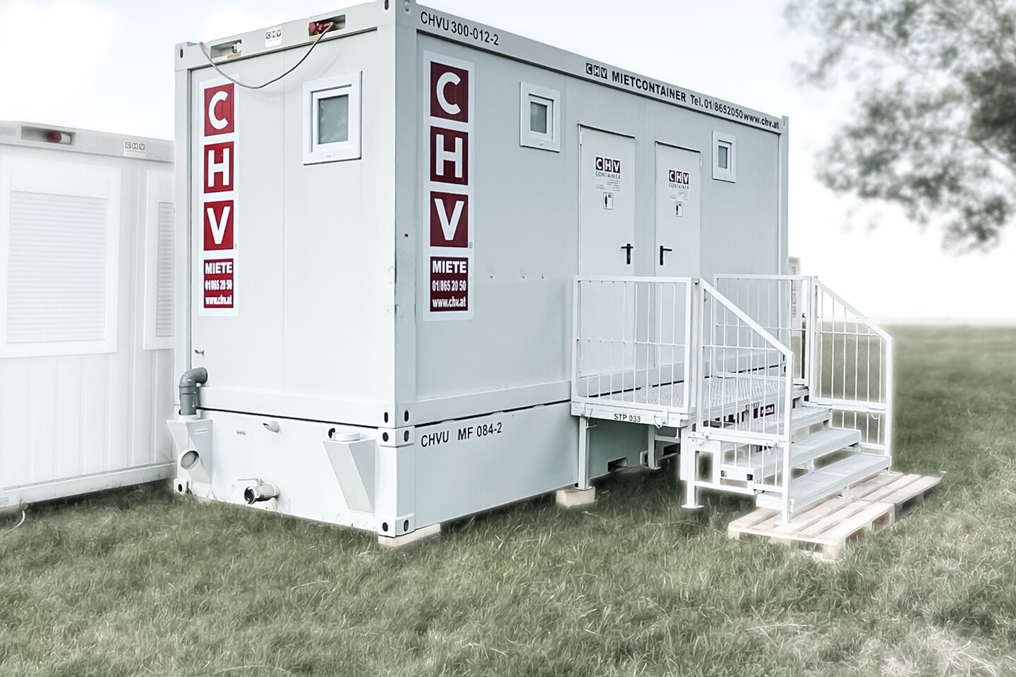 WC Container mit Tank mieten oder kaufen 20 Fuß