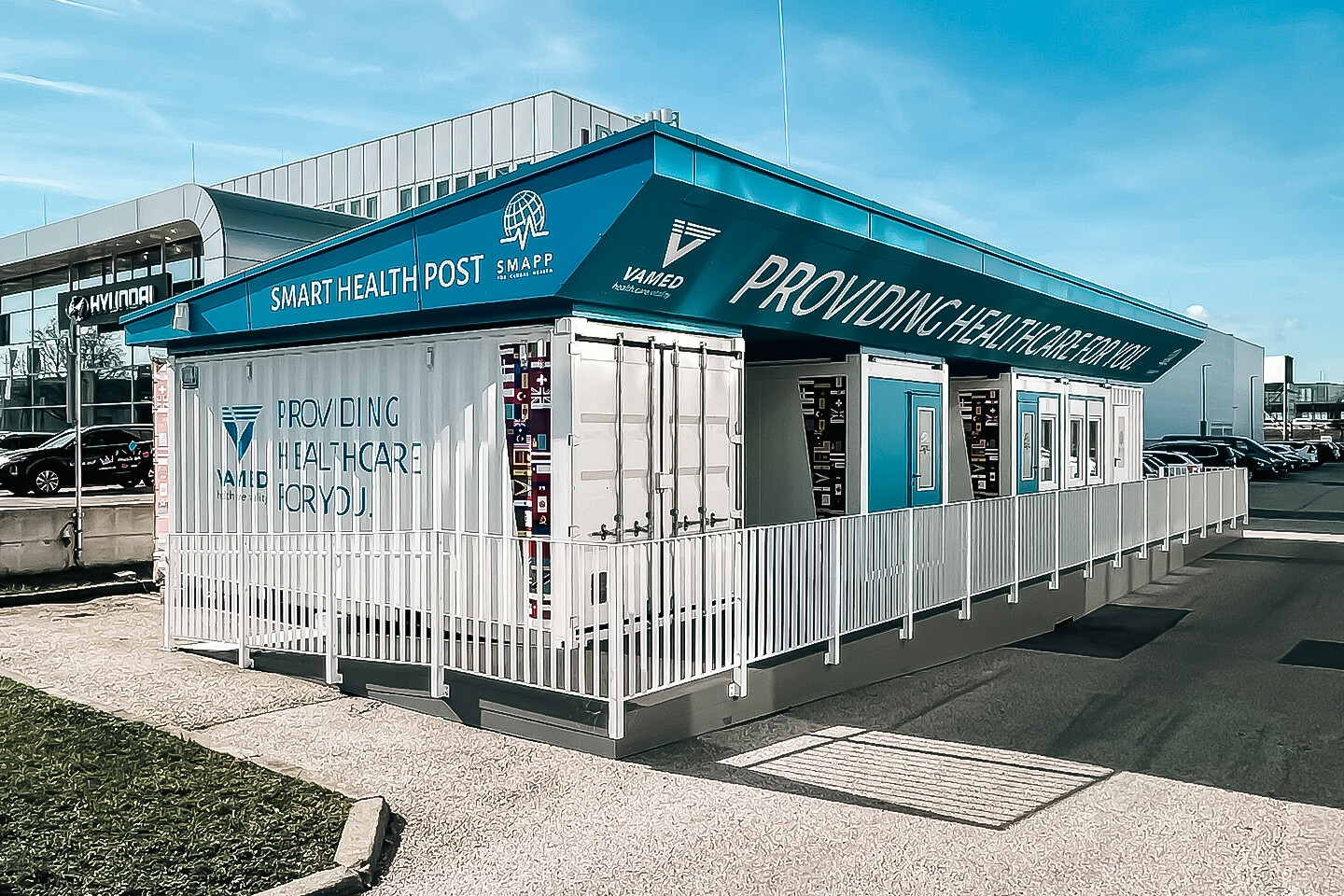 CHV Container Projekte Referenzen VAMED
