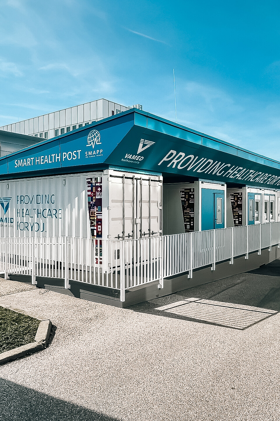 CHV Container Projekte Referenzen VAMED