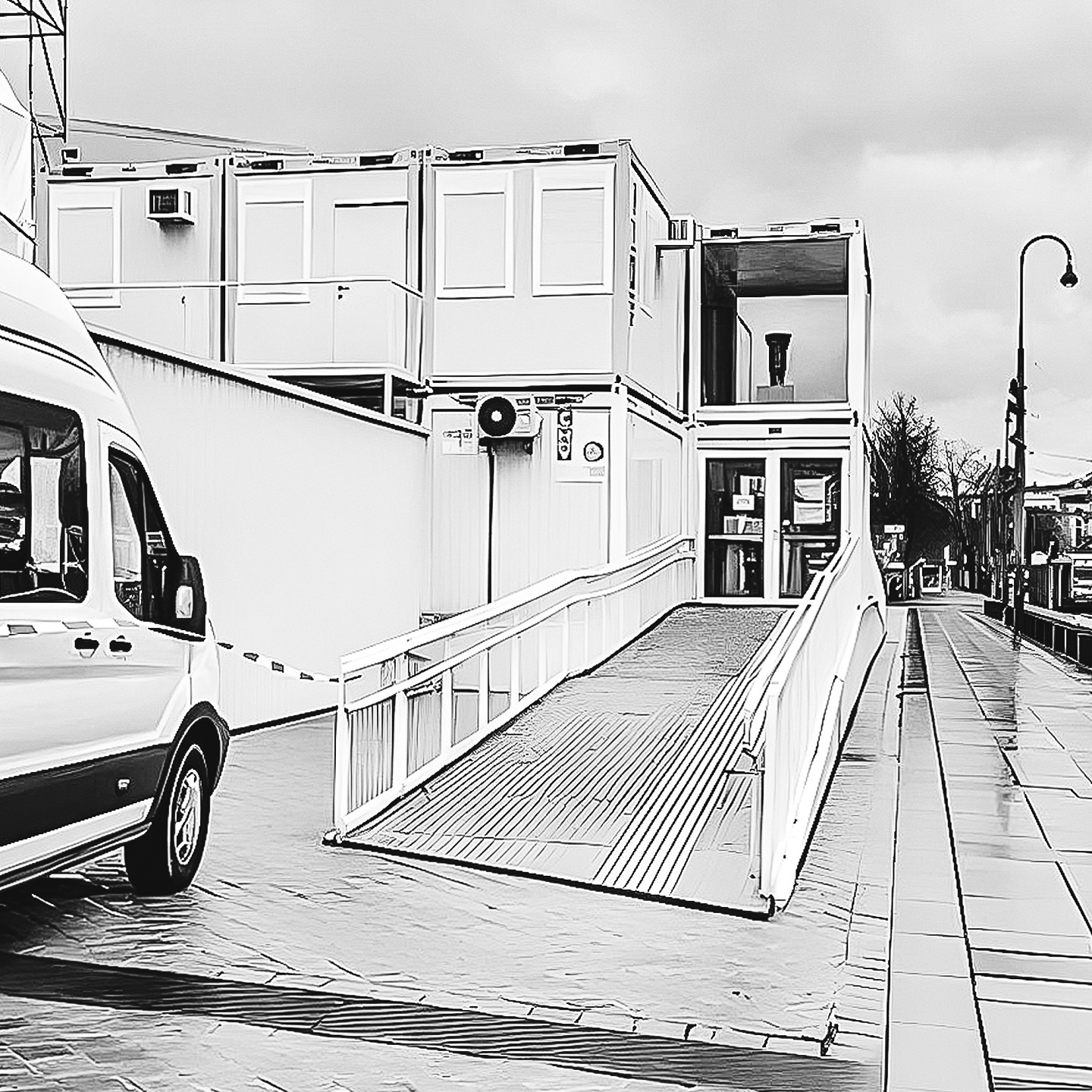 Container Erweiterungen Treppen & Rampen