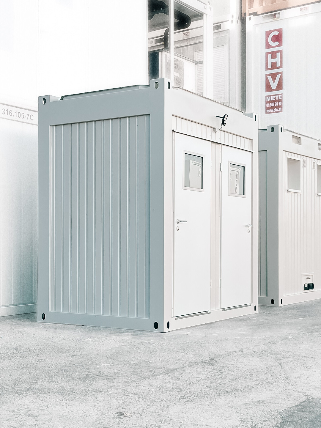 Premium Sanitärcontainer mobile Toiletten von CHV
