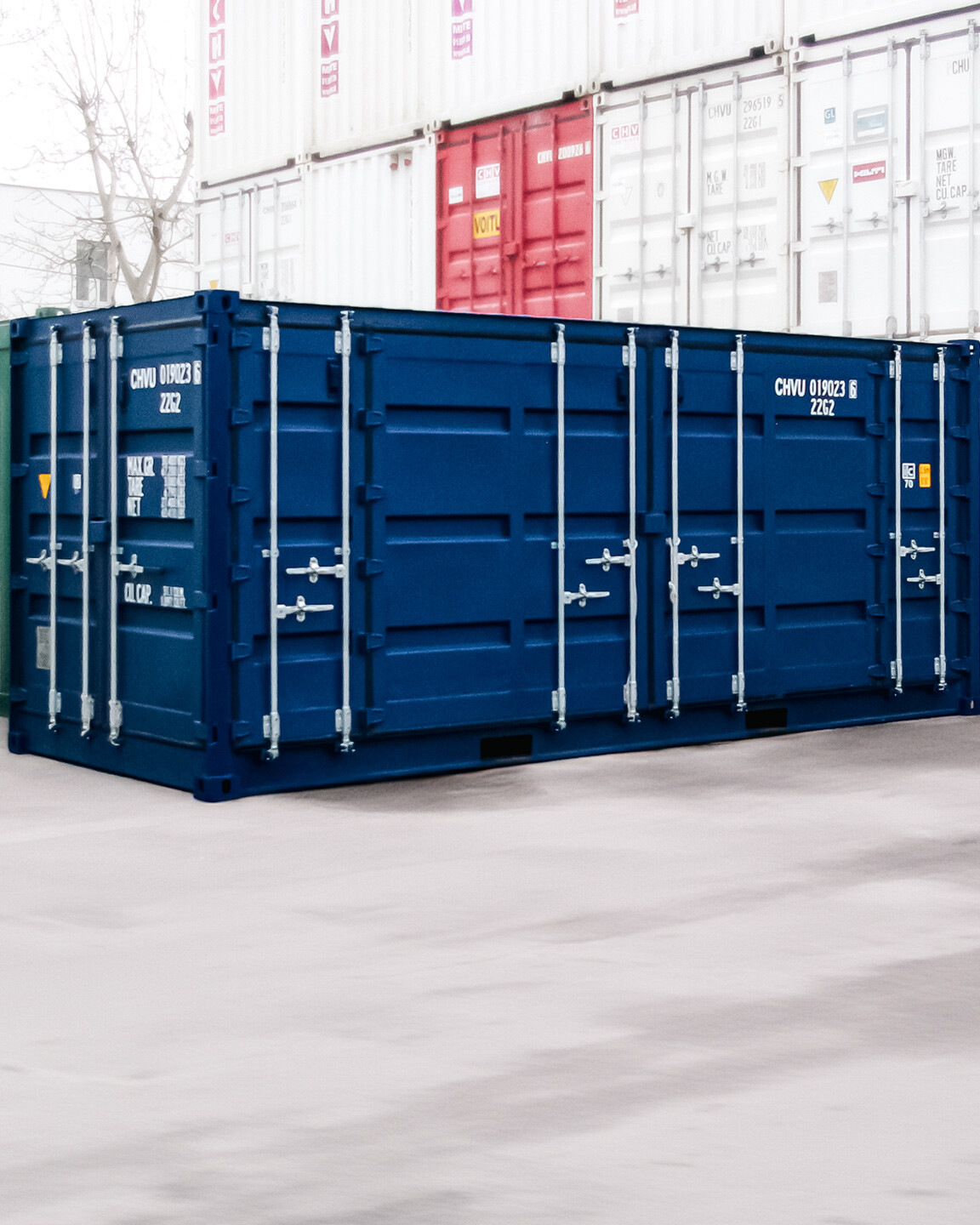 Open Side Container gebraucht er One-trip Seecontainer