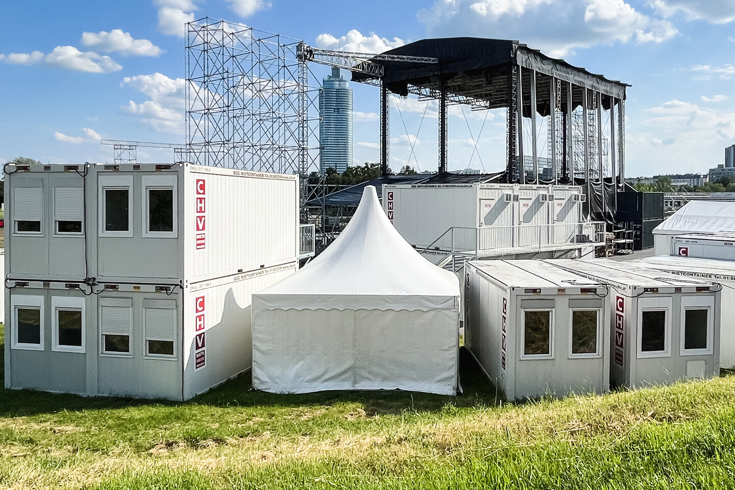CHV Container mieten Mietcontainer Miete oder Kauf Containeranlagen Eventcontainer