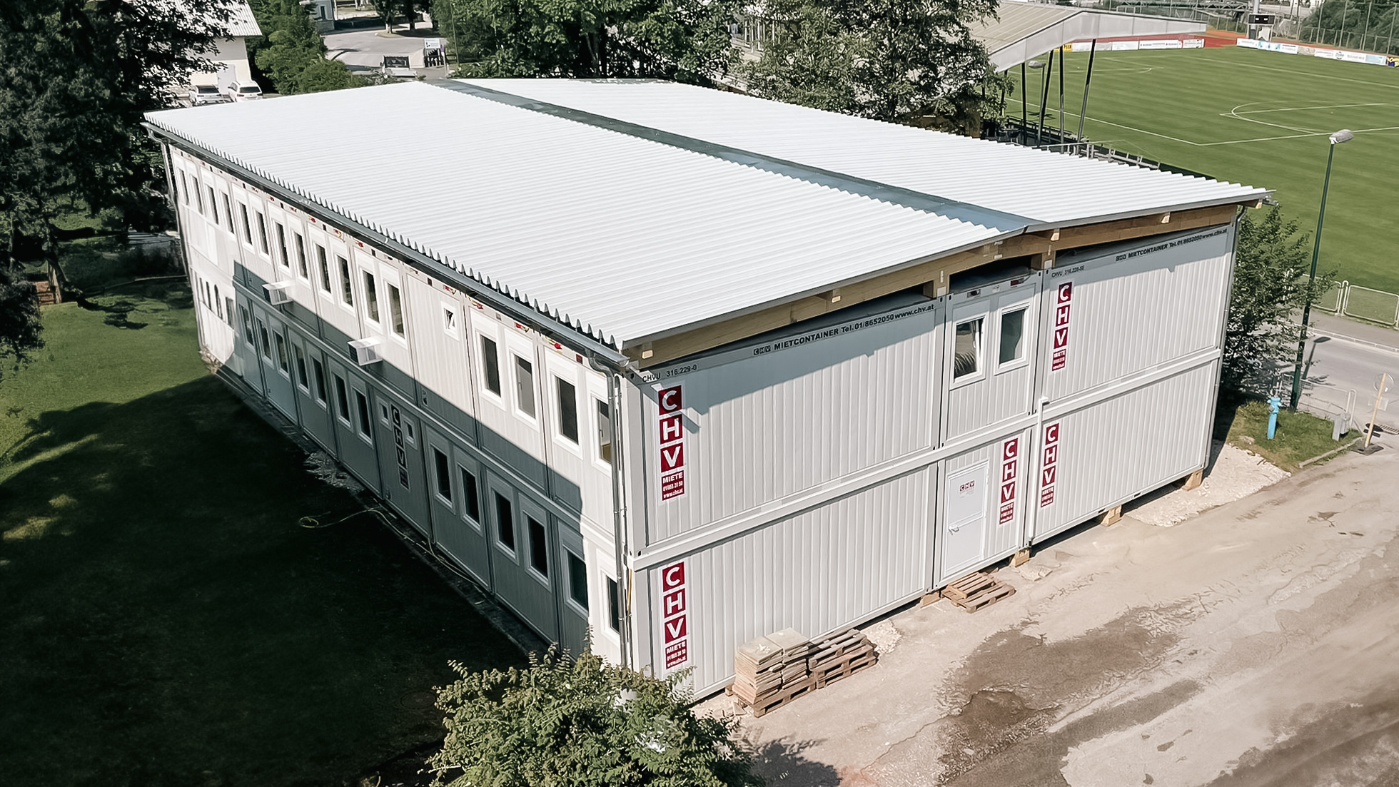BORG school containers Bad Aussee temporary premises