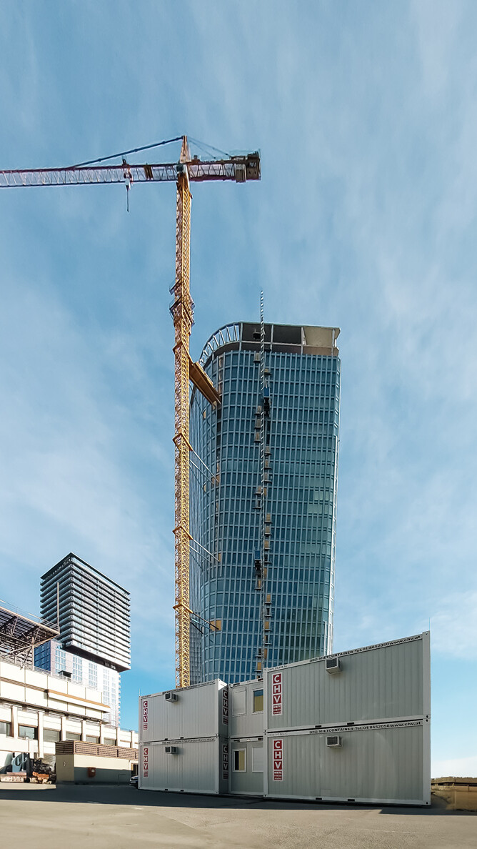 Zweistöckiges Baubüro