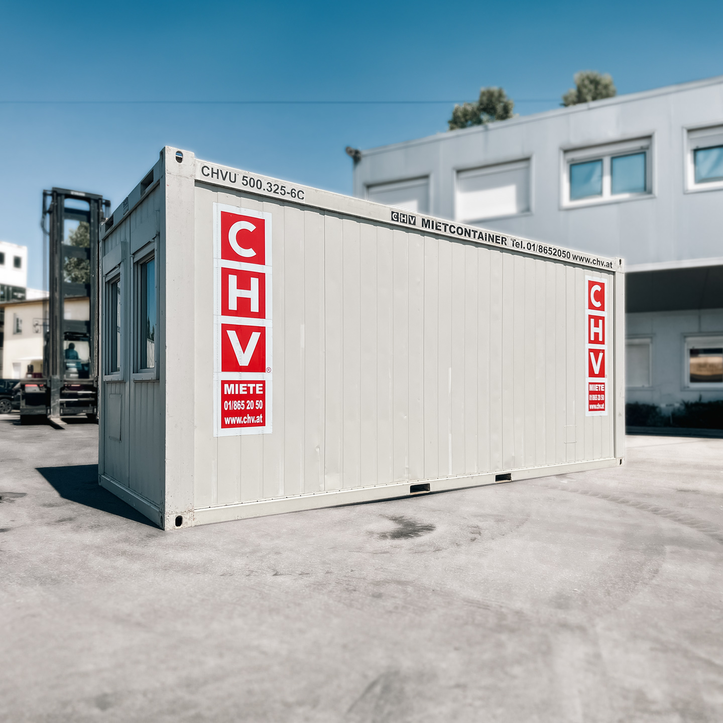 Bürocontainer kaufen gebraucht 6m main