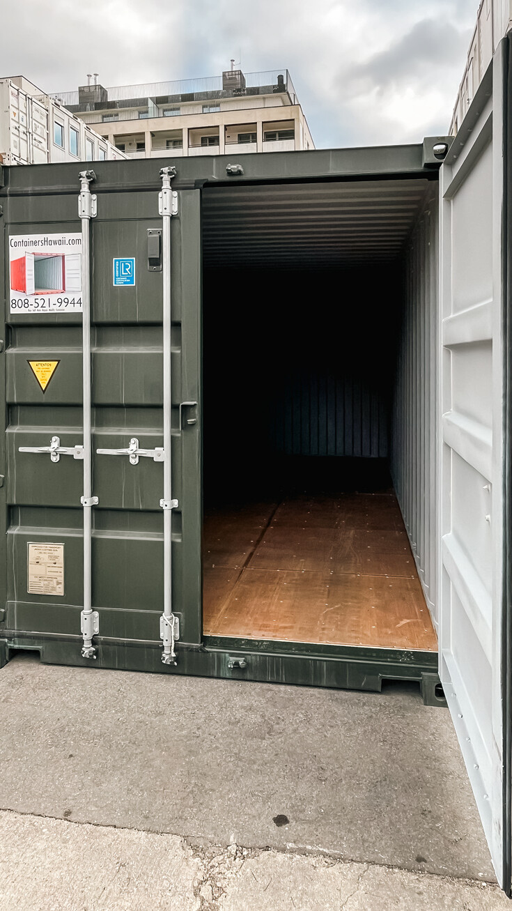 Gebrauchter Schiffscontainer 20 Fu&szlig; innen