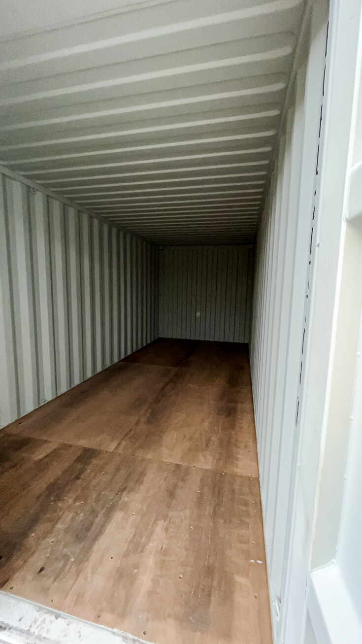 Gebrauchter Seecontainer 20 Fuß innen